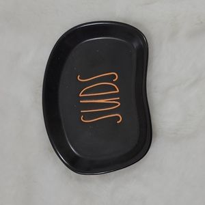 Rae Dunn Suds Soap Tray Orange & Black